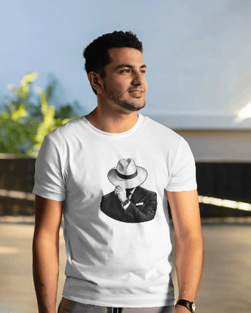 Classic Hat Graphic Men's T-Shirt