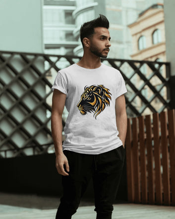 Lion Graphic T-Shirt | Premium 180 GSM Cotton