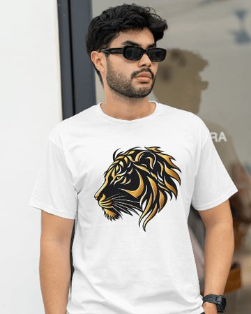 Lion Graphic T-Shirt | Premium 180 GSM Cotton